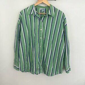 Boyfriend baggy button up